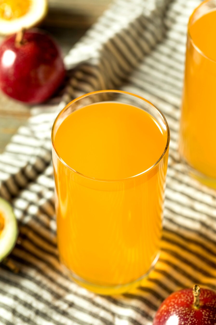 Sweet Yellow Passion Fruit Juice